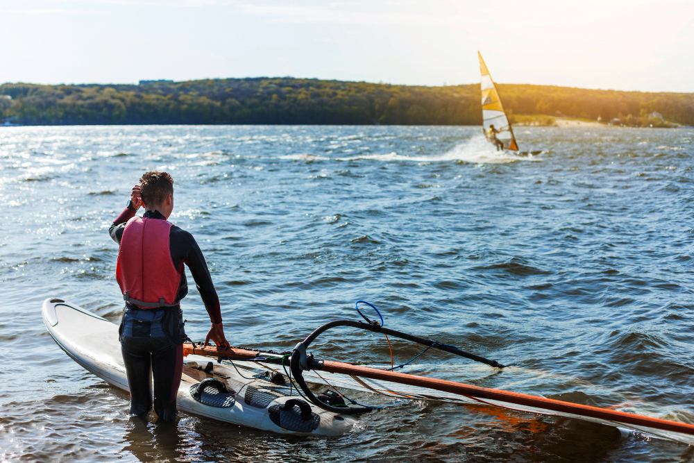 Pierwszy wyjazd na wind lub kite
