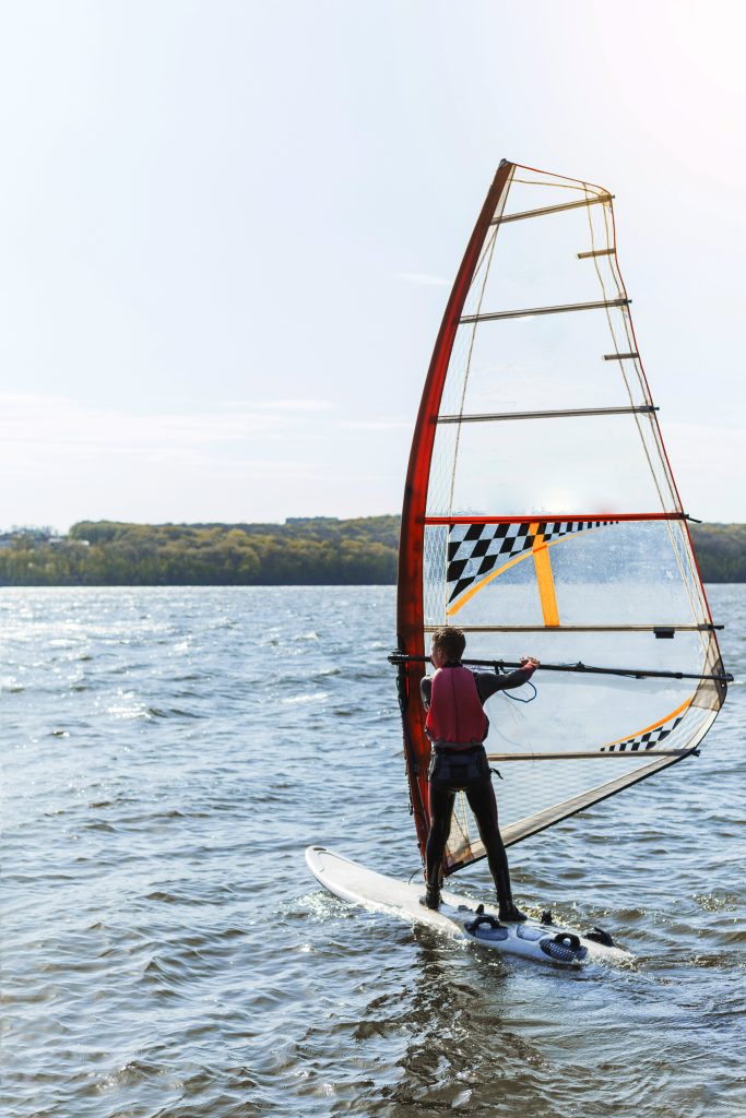 Pierwszy wyjazd na wind lub kite